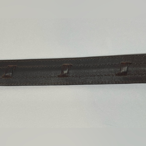 Columbia Genuine Leather  Belt Brown Sz 34 Preowned 11CO0255 - Picture 9 of 16